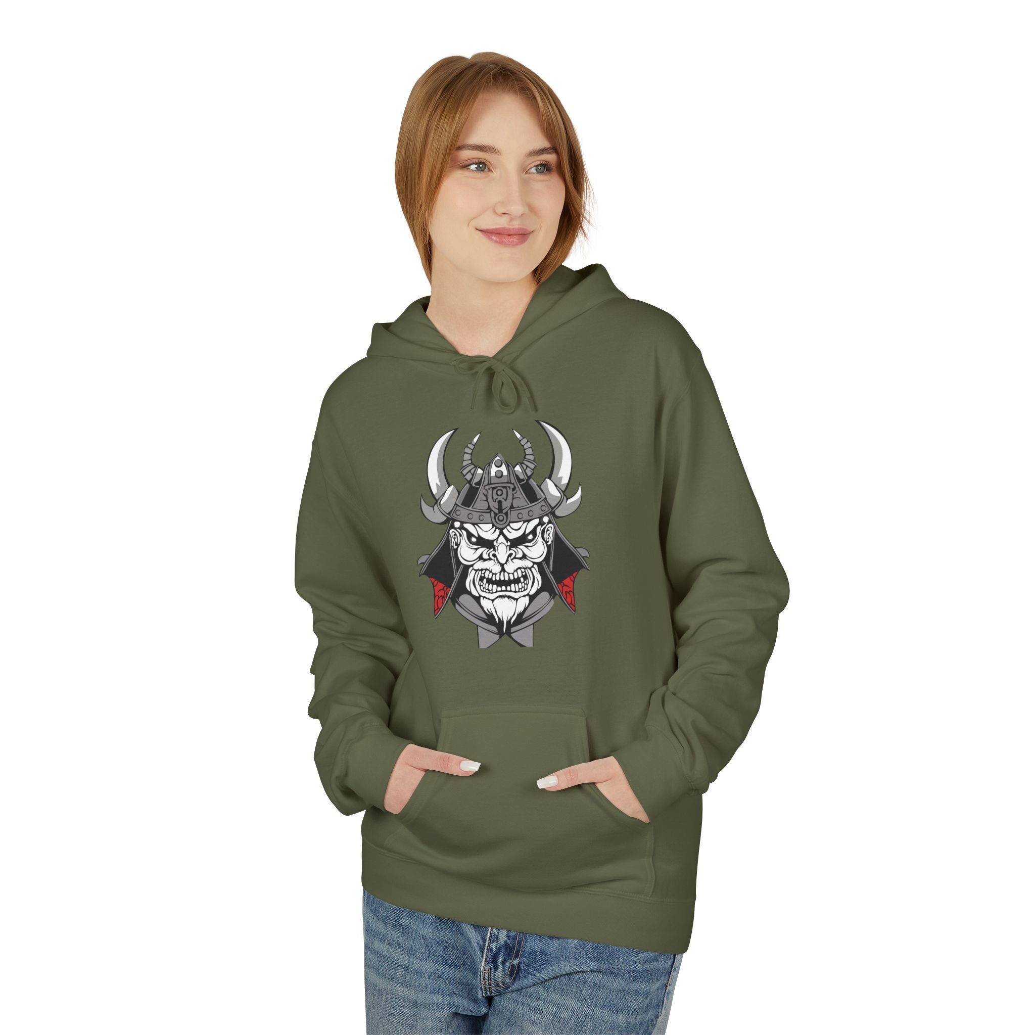 Buy Samurai Fleece Hoodie - Anime Inspired Streetwear for Fans Hoodie