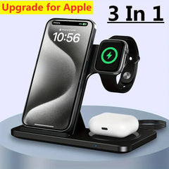 3 in 1 wireless charger pad for iPhone, Watch and AirPods