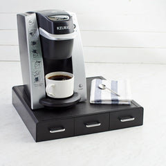 K-Cup Coffee Pod Drawer – 36 Pod Organizer (Black)