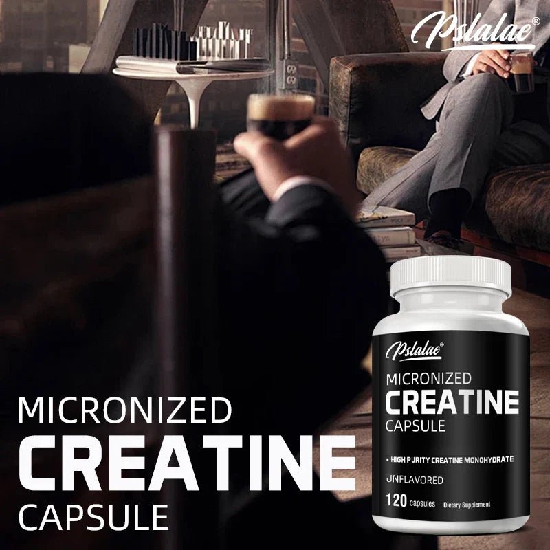 Buy Micronized Creatine - Enhance Muscle Endurance and Improve Athletic Performance - 120 Capsules