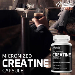 Buy Micronized Creatine - Enhance Muscle Endurance and Improve Athletic Performance - 120 Capsules