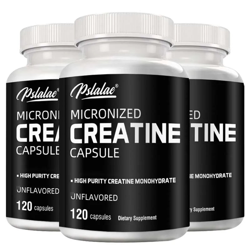 Buy Micronized Creatine - Enhance Muscle Endurance and Improve Athletic Performance - 120 Capsules