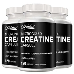 Buy Micronized Creatine - Enhance Muscle Endurance and Improve Athletic Performance - 120 Capsules