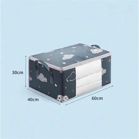 Buy Clothes Storage Bag Handle Suitable For Blankets Bedding Foldable With Sturdy Zipper storage bag
