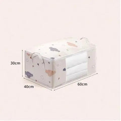 Buy Clothes Storage Bag Handle Suitable For Blankets Bedding Foldable With Sturdy Zipper storage bag