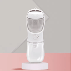 Buy Portable Dog & Cat Water Bottle with Food Storage | Travel Feeder pet accessories
