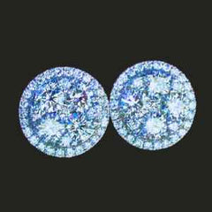 Sparkly cubic zirconia stud earrings for women – stylish and versatile jewelry gift from Huit