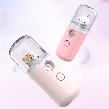 Portable Mini Beauty Skin Care Tools USB Rechargeable Mist Facial Sprayer Steamer Humidifier Face Moisturizing Nebulizer