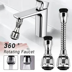 Buy 360° Rotating Faucet Aerator – Anti - Splash Water - Saving Nozzle for Kitchen & Bathroom faucet