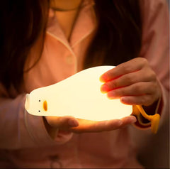 Buy LED Light Rechargeable Silicone Squishy Duck Lamp Child Holiday gift Light