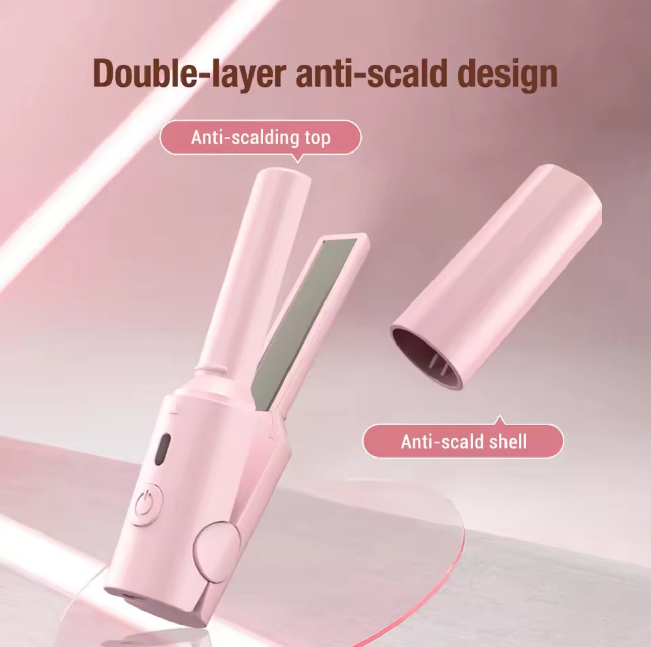 Buy Portable Hair Straightener Mini Curling Iron beauty & Health