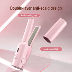 Buy Portable Hair Straightener Mini Curling Iron beauty & Health
