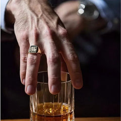 Buy Vnox Free Personalized Stamp Ring For Men Ring