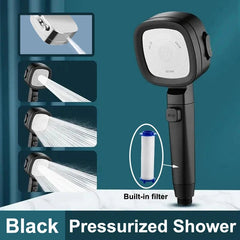 Buy High Pressure Shower Head Adjustable Water Saving Nozzle bathroom shower