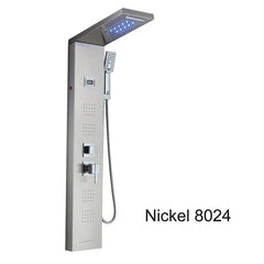 Buy LED Bathroom Shower Panel with Rainfall, Waterfall & Massage Jets bathroom shower