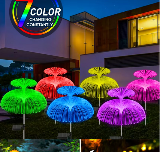 Solar Pathway Lights Outdoor Garden Jellyfish style