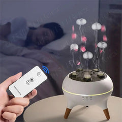 Buy Jellyfish Flame Humidifier & Essential Oil Diffuser with Night Light Humidifier