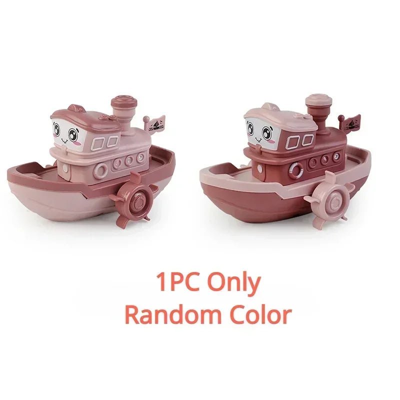 Buy Baby Bath Toys Cute Cartoon Ship Boat Clockwork Toy Wind Up Toy Kids Water Swimming Beach Game for Children Gifts Boys Toys baby toys