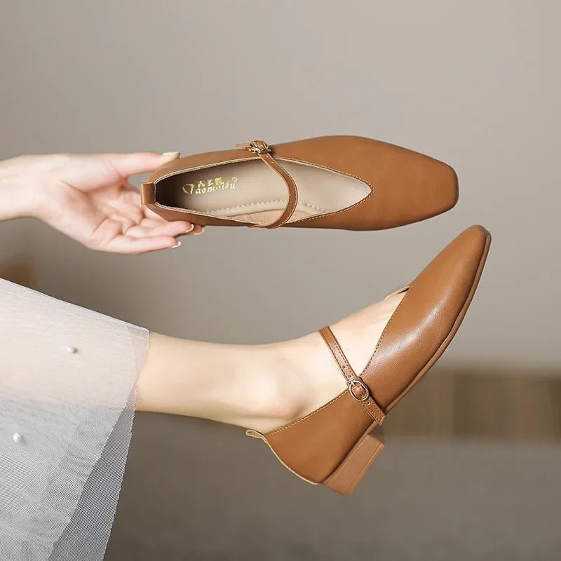 Buy Woman Fashion Lolita Casual Square Toe Low Shoes shoes