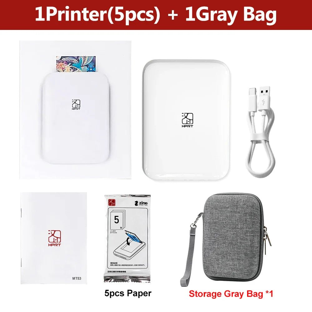 Buy Portable Photo Printer Pocket 2x3 inch Size Wireless printer