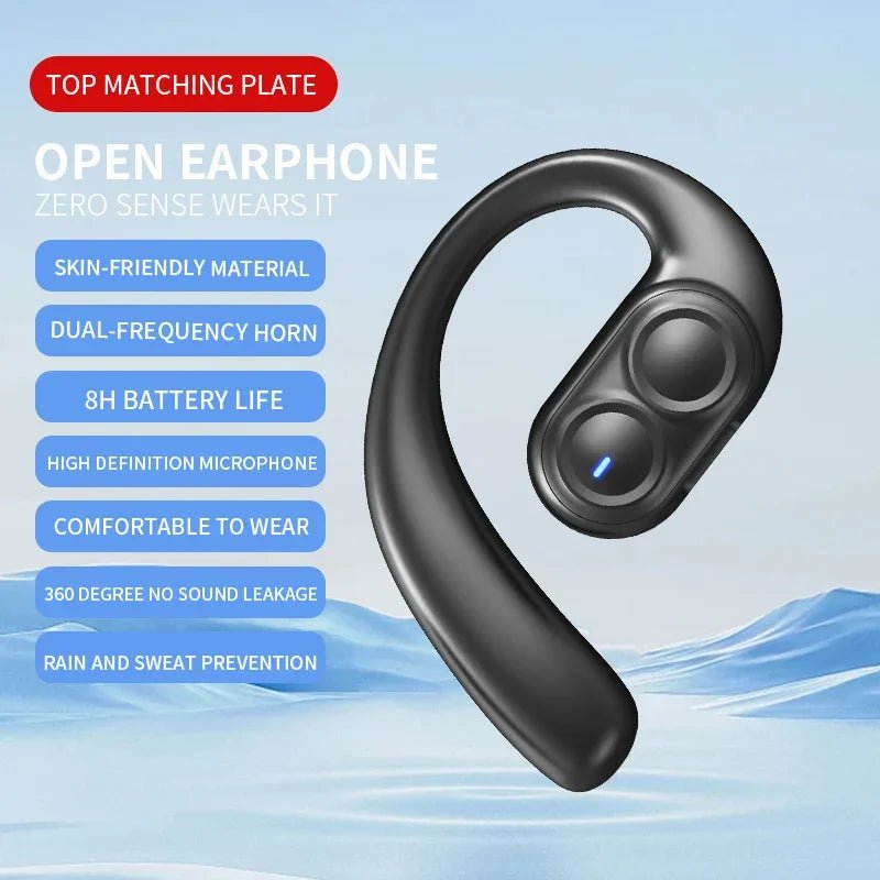 Buy Bluetooth 5.4 Wireless Headphones HiFi Stereo Noise Reduction Headset Low Latency Waterproof Earbuds open type Sports Earbuds Headphone