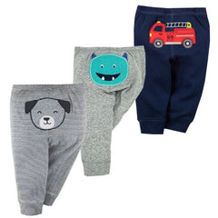 Buy 3Pieces Baby Boy PP Trousers Cartoon Soft Infant Pants baby pants