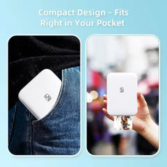 Buy Portable Photo Printer Pocket 2x3 inch Size Wireless printer