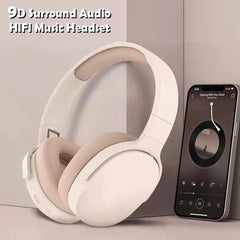 Buy Headphone Bluetooth Over Ear Stereo HIFI Headset Wireless Heavy Bass Game Earphone TF/AUX Music Player with MIC/Radio for Gifts Audio items