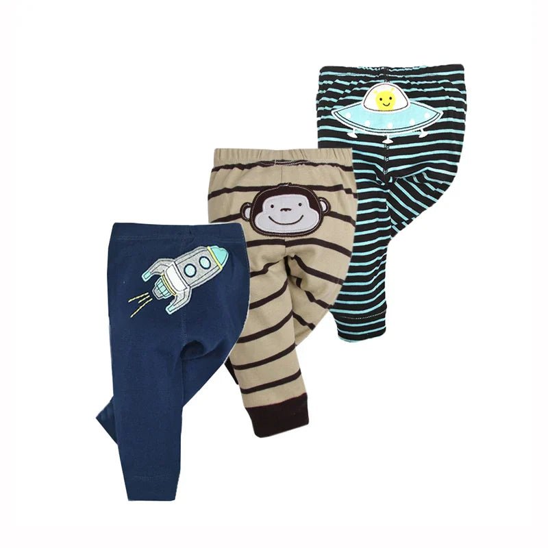 Buy 3Pieces Baby Boy PP Trousers Cartoon Soft Infant Pants baby pants