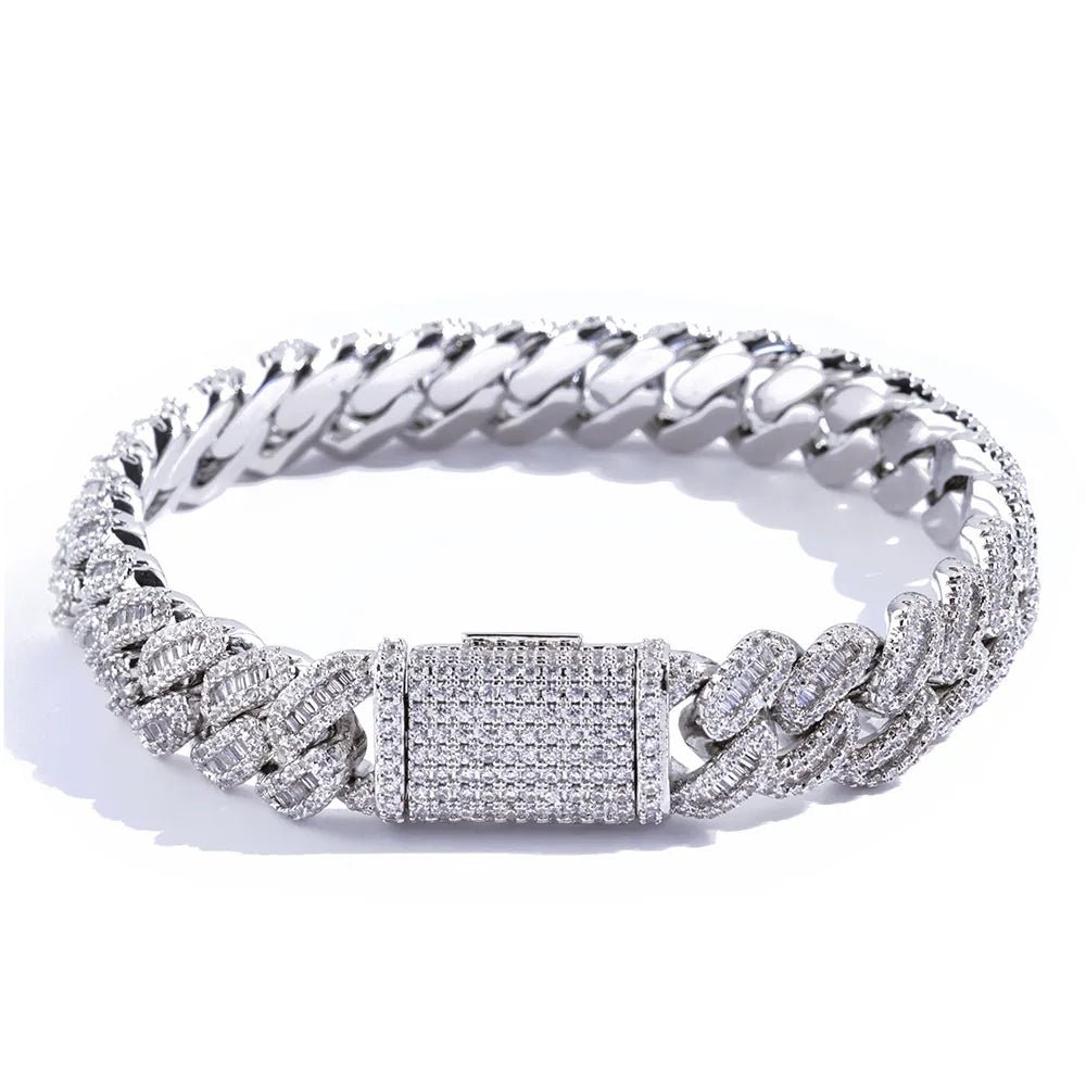 Buy 12MM Cuban Link Chain Bracelet for Men Women Braclet