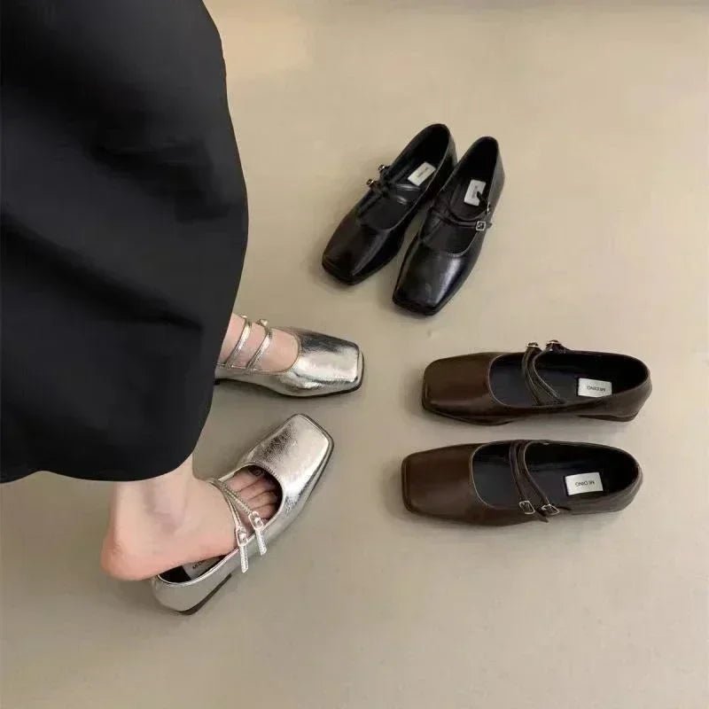 Buy New Square Toe Comfortable Casual Women's Shoes shoes