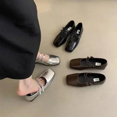Buy New Square Toe Comfortable Casual Women's Shoes shoes