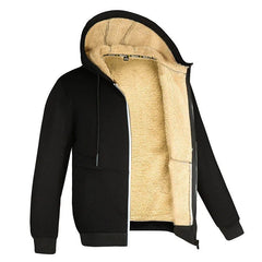 Buy Men's Winter Lambswool Coats Warm Thicken Jackets Long Sleeve Zipper Hoodies Men Women Jacket coats & Jackets