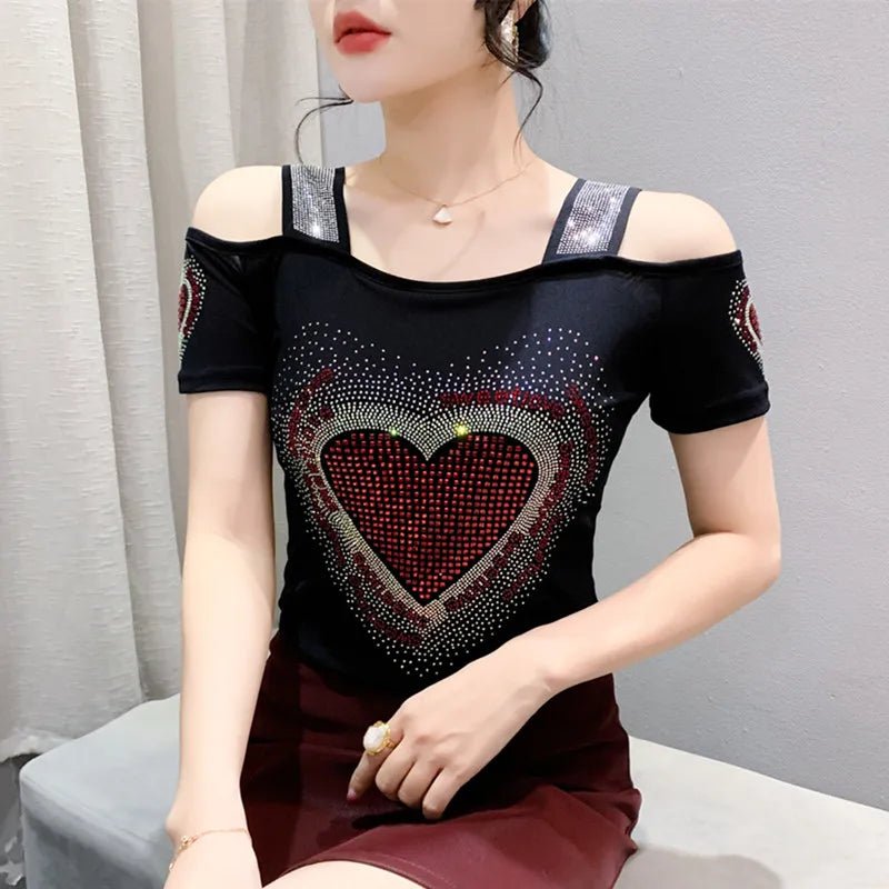 Buy Classic Summer T-Shirt Chic New Fashion Women's Sexy blouse Tops