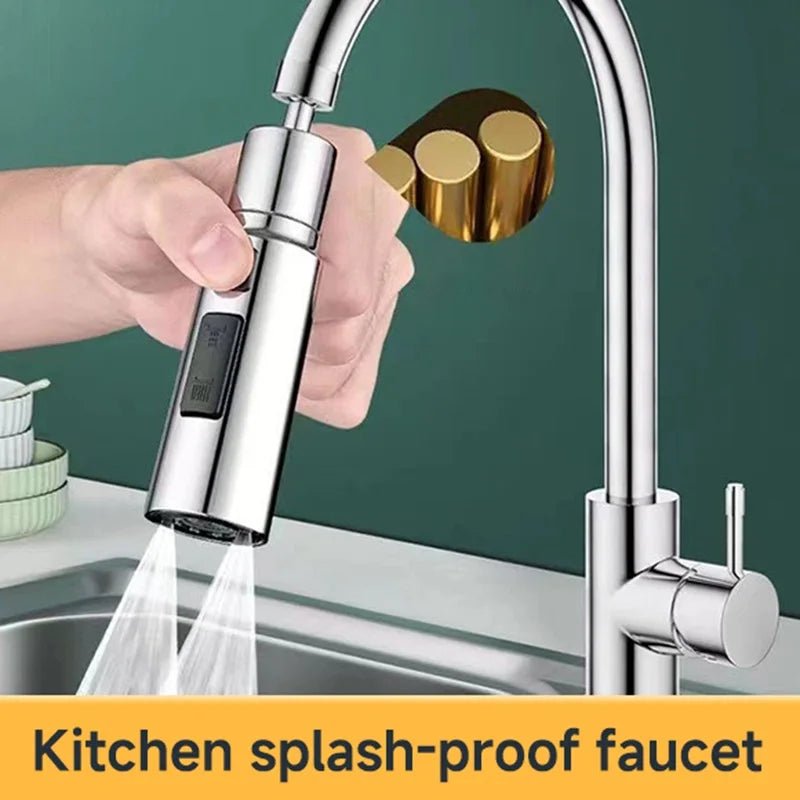Buy Faucet Extender Metal Alloy Head Water Saver Home Extended Shower Spray Filter kitchen fixtures