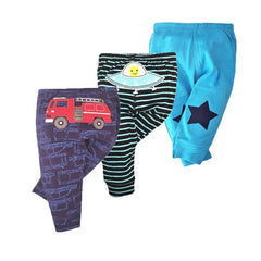 Buy 3Pieces Baby Boy PP Trousers Cartoon Soft Infant Pants baby pants