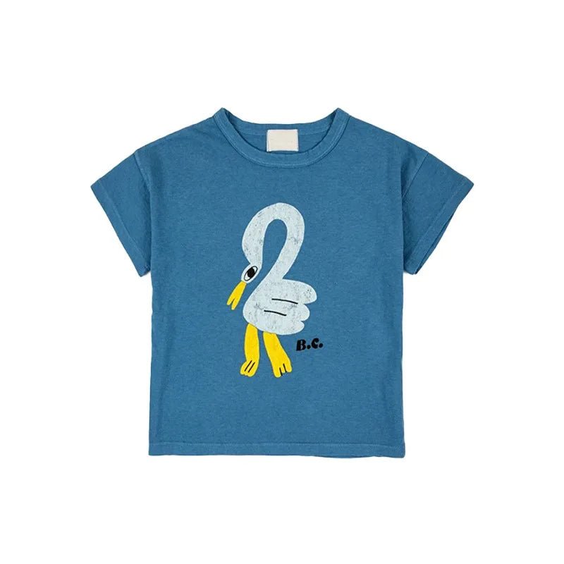 Buy New Spring Sumemer Korean Baby Boys Girls Cotton Cartoon Short Sleeve T Shirts Baby apparel