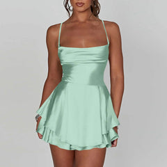 Buy Elegant Sexy Slim Beautiful Backless Short Dress Ladies Short Dress