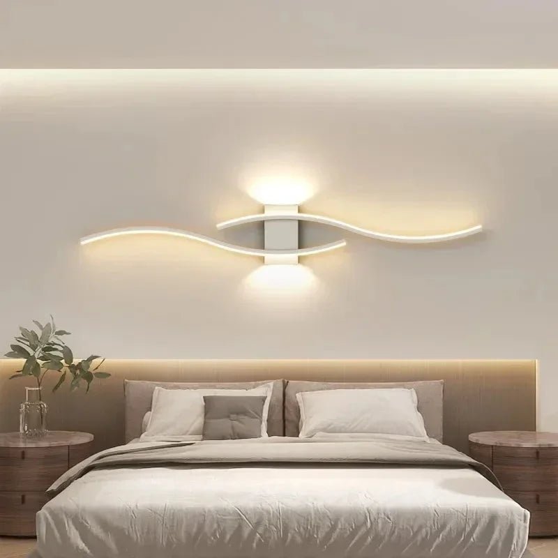 Buy LED Strip Wall Lamp Remote Control Light Wall Sconces Living Room home decor