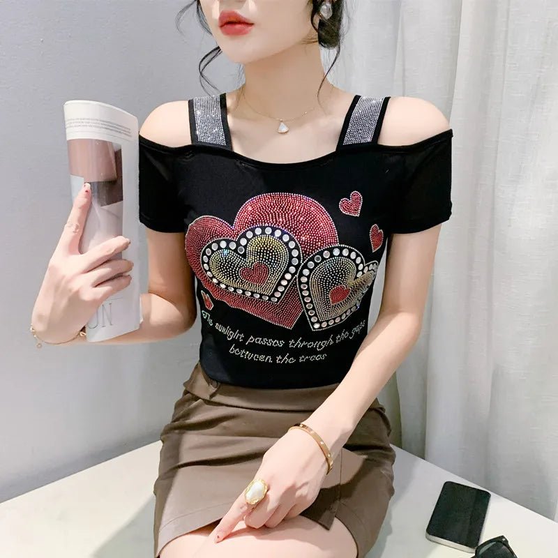 Buy Classic Summer T-Shirt Chic New Fashion Women's Sexy blouse Tops