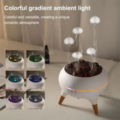 Buy Jellyfish Flame Humidifier & Essential Oil Diffuser with Night Light Humidifier