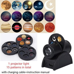Buy Moon & Star Projection Lamp – Kids Bedroom Planet Projector Led lamp
