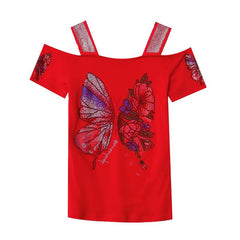Buy Classic Summer T-Shirt Chic New Fashion Women's Sexy blouse Tops