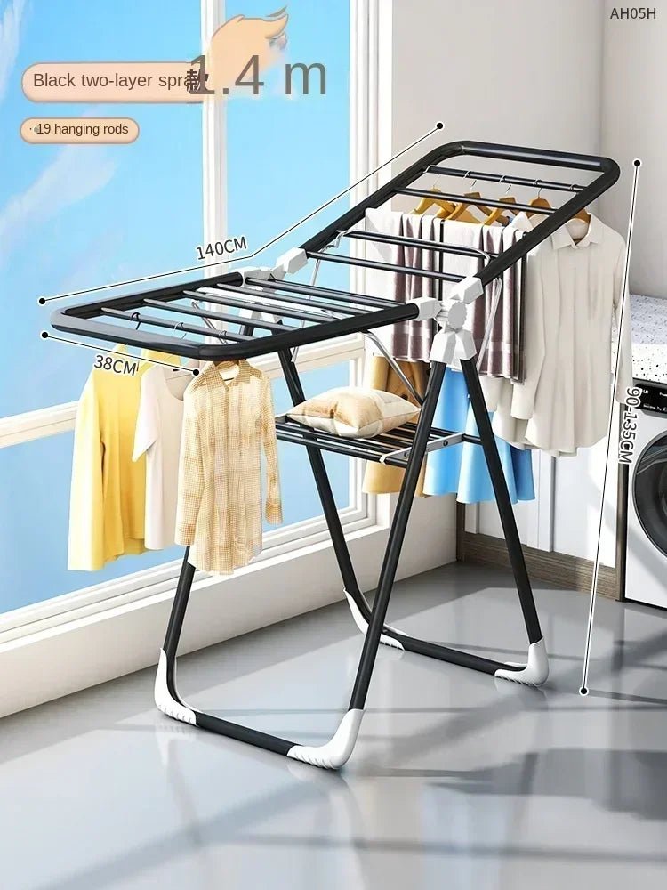 Buy Drying Rack, Floor Folding, Household Clothes Drying Pole. Clothes drying rack