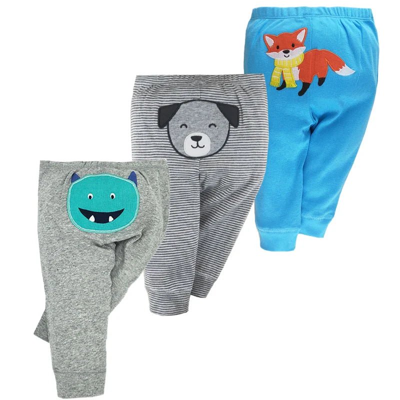 Buy 3Pieces Baby Boy PP Trousers Cartoon Soft Infant Pants baby pants