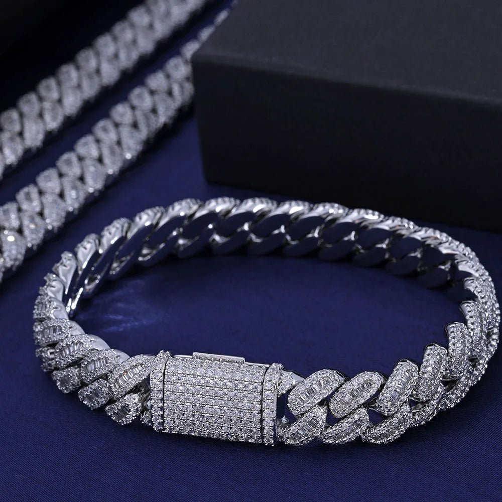 Buy 12MM Cuban Link Chain Bracelet for Men Women Braclet