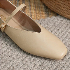Buy Woman Fashion Lolita Casual Square Toe Low Shoes shoes