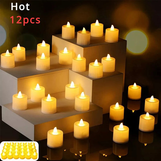 LED Candle Battery  Fake Candle Lamp Wedding Birthday Party Home for Decoration