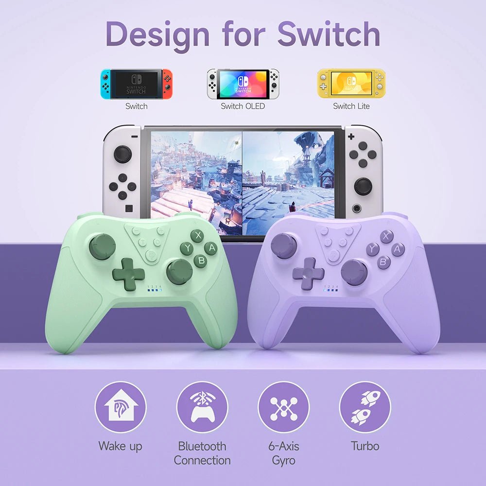 Buy Wireless Bluetooth Gamepad for Switch, PC & Steam Deck - Motion Control Toys
