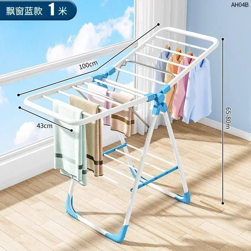 Buy Drying Rack, Floor Folding, Household Clothes Drying Pole. Clothes drying rack